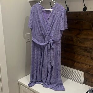 London Times Purple Dress Size 16